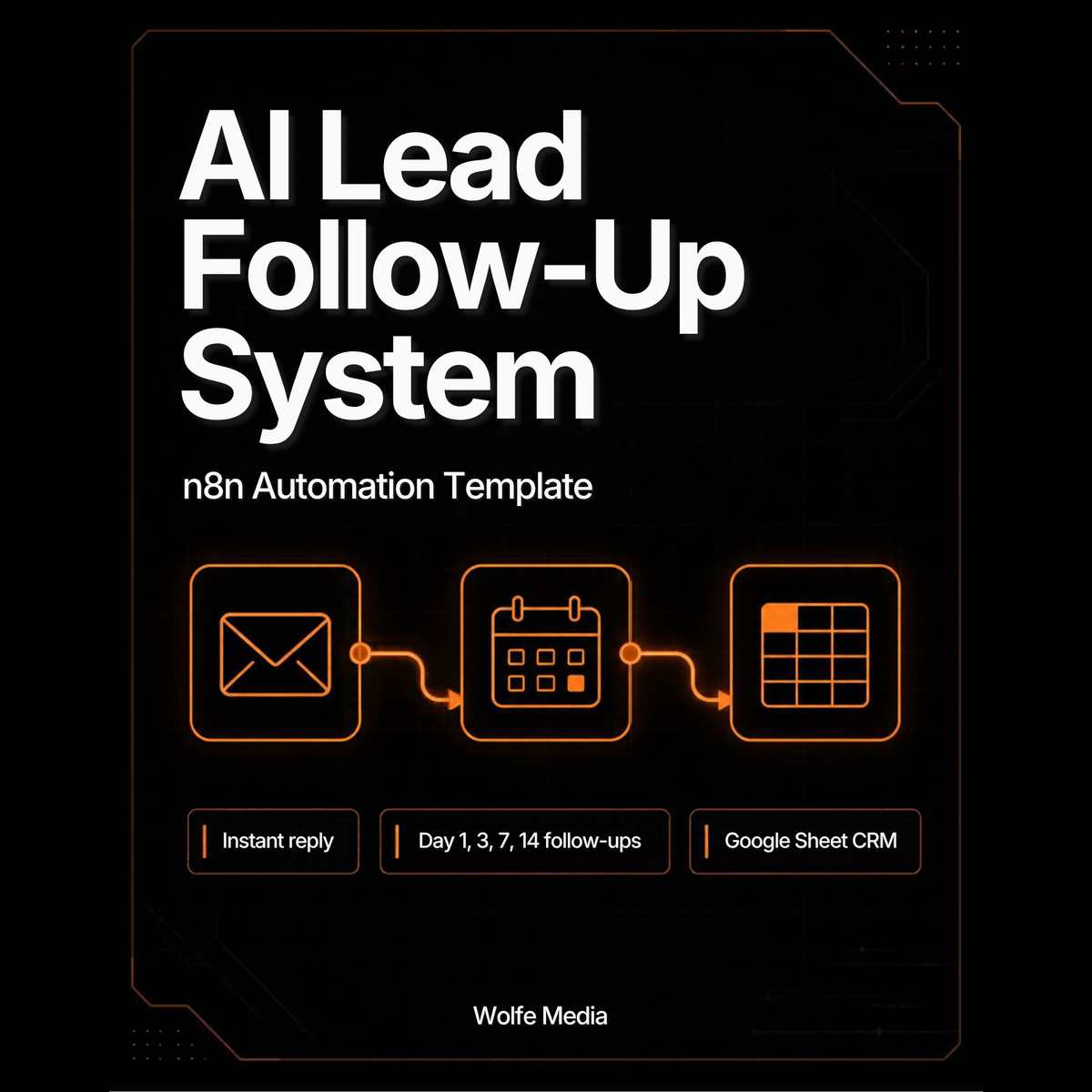 AI Lead Follow-Up System n8n automation template cover